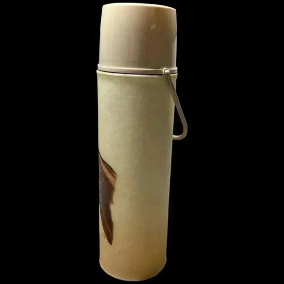 Vintage Horse Head Thermos Canister Gillian DuPont Estate Signed GG Gordon Grand - Picture 4 of 13